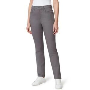 Gloria Vanderbilt Amanda Jeans, Size 12 Missy Average Gray